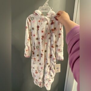 Laura Ashley Floral Baby Onesie with Hood